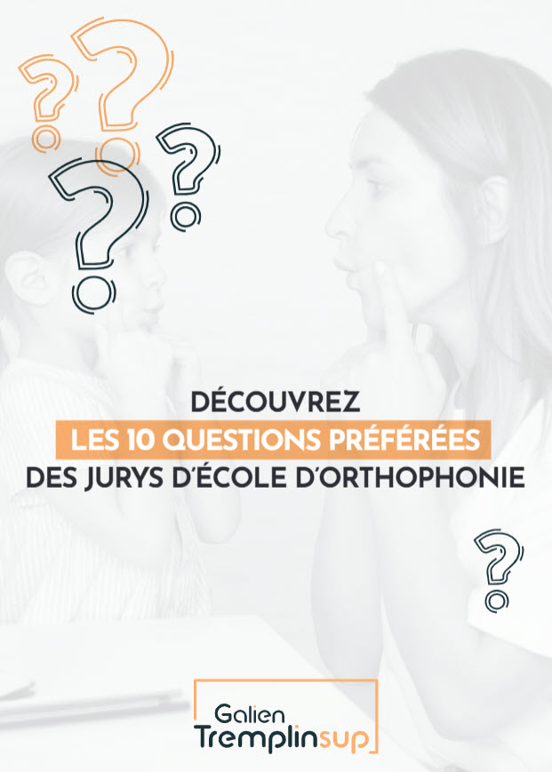 oral parcoursup orthophonie ecole